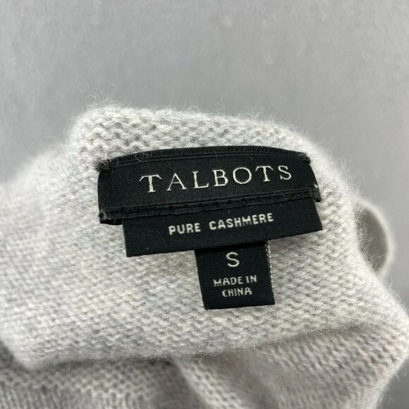 Talbots Pure 100% Cashmere Oversized Sweater Womens Small Soft Lux Knit Preppy - Picture 3 of 10
